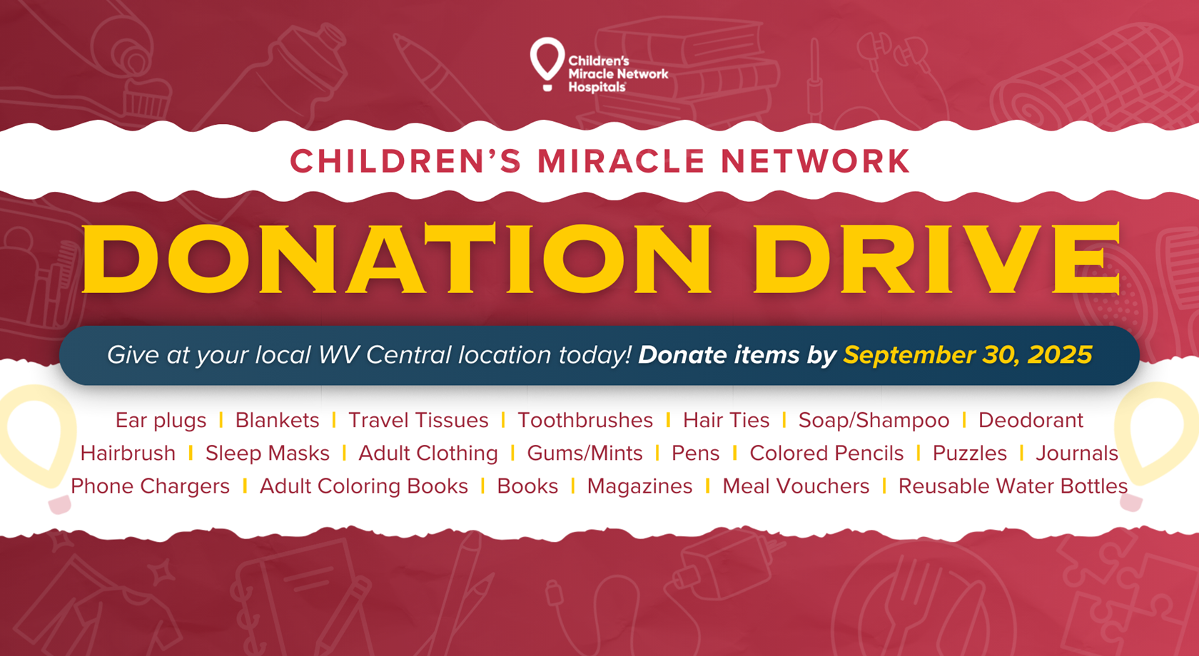 Children's Miracle Network Donation Drive